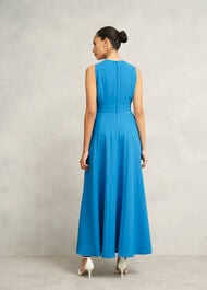Jessa Twist Detail Dress, Bright Sky Blue, hi-res