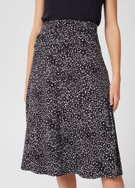 Liza Jersey Skirt, Navy White, hi-res