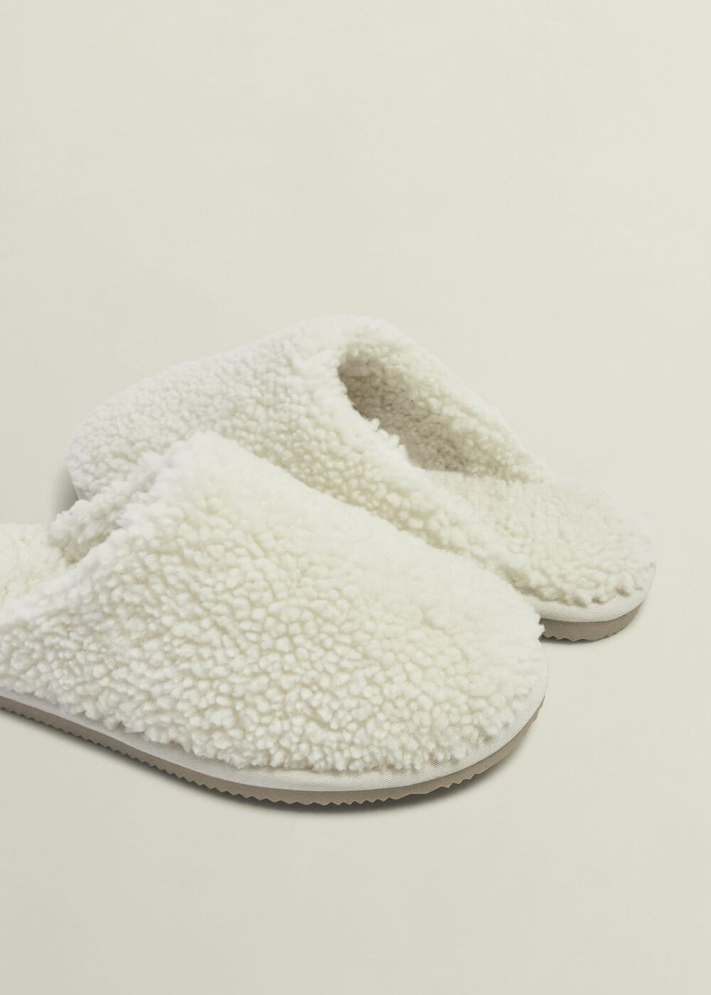 Gaia Slippers, Ivory, hi-res