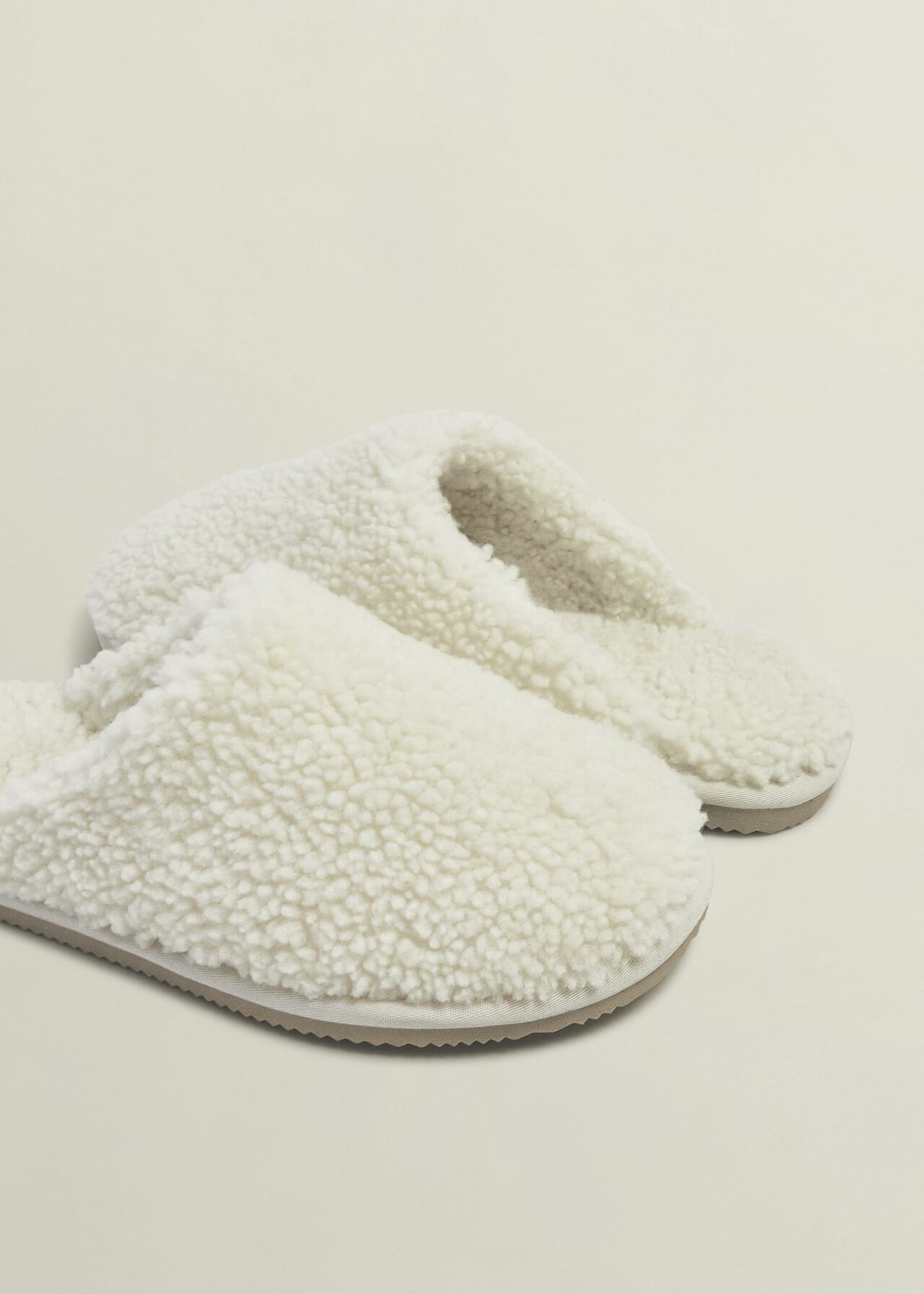Gaia Slippers, Ivory, hi-res