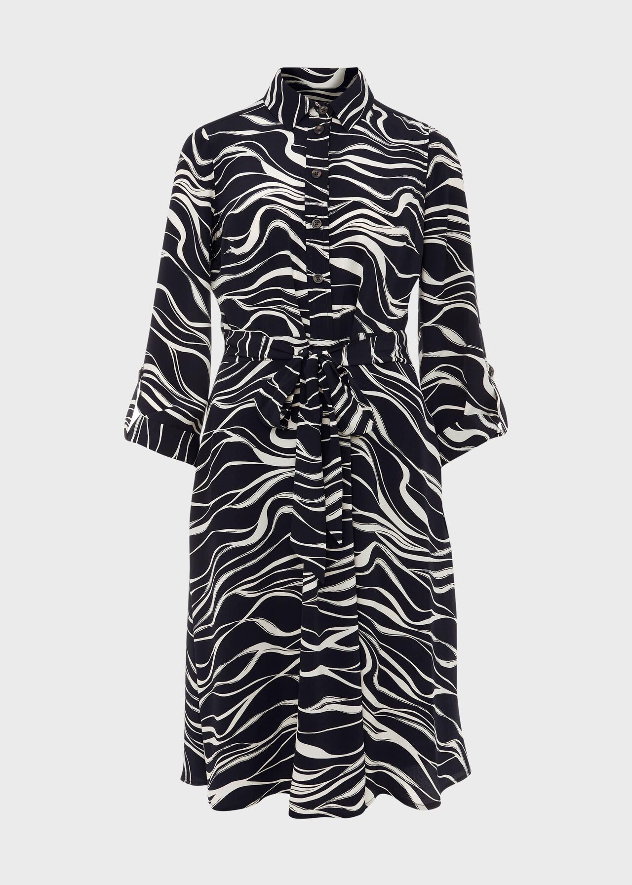 Petite Clarice Dress Navy Buttrcream