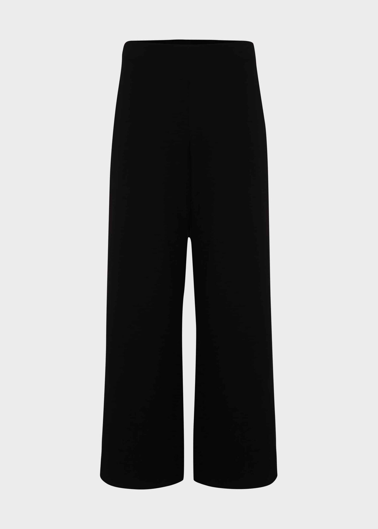 Pippa Jersey Wide Leg Trousers, Black, hi-res