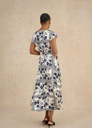 Latimer Dress, Cream Midnight, hi-res