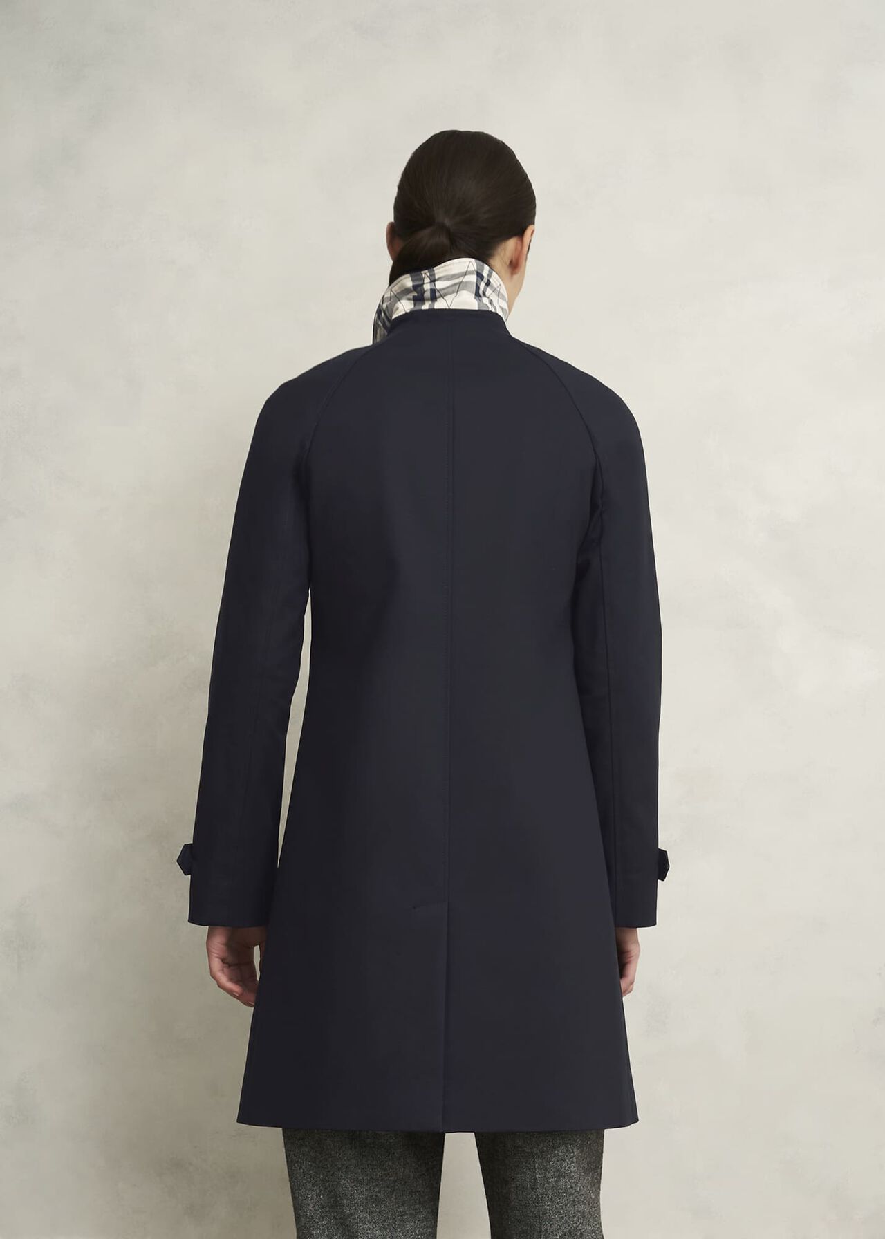 Vivienne Shower Resistant Trench Coat, Navy, hi-res