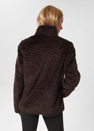 Lia Coat, Aubergine, hi-res