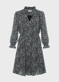 Stefania Dress, Navy Multi, hi-res