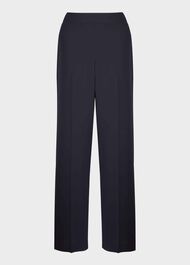 Maya Wide Leg Trousers , Navy, hi-res