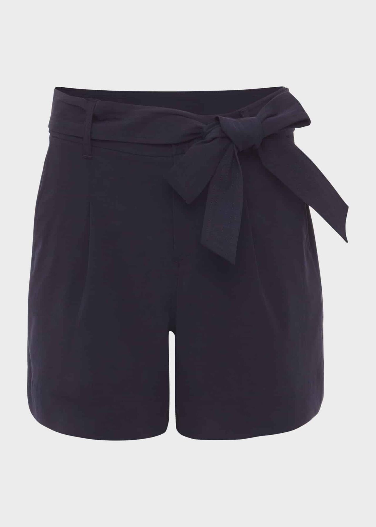 Harmony Belted Shorts, True Navy, hi-res