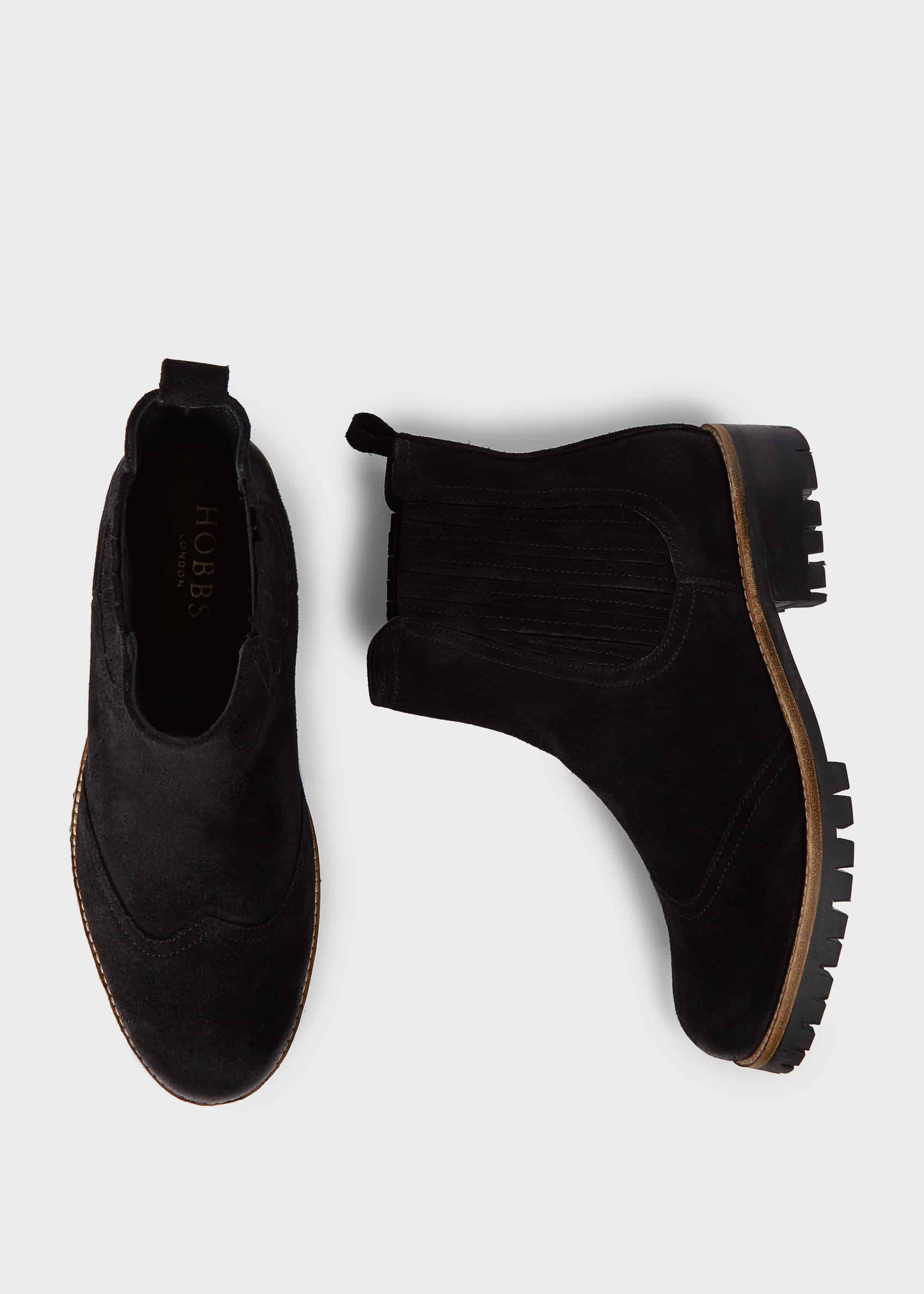 Beatrix suede ankle top boot