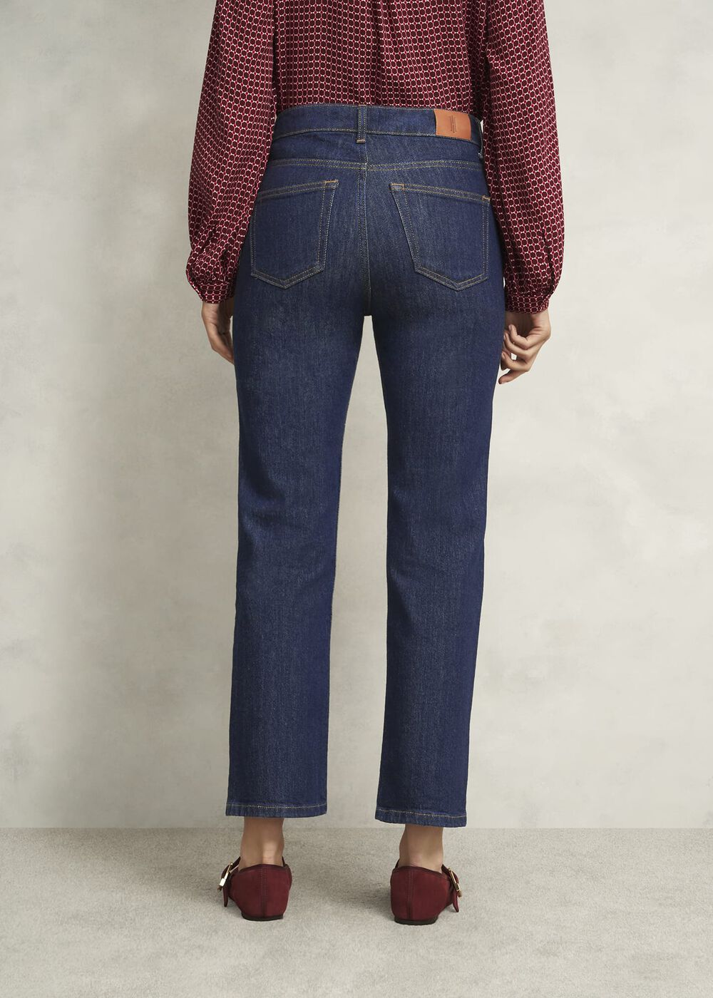 Shea Straight Jeans, Indigo, hi-res