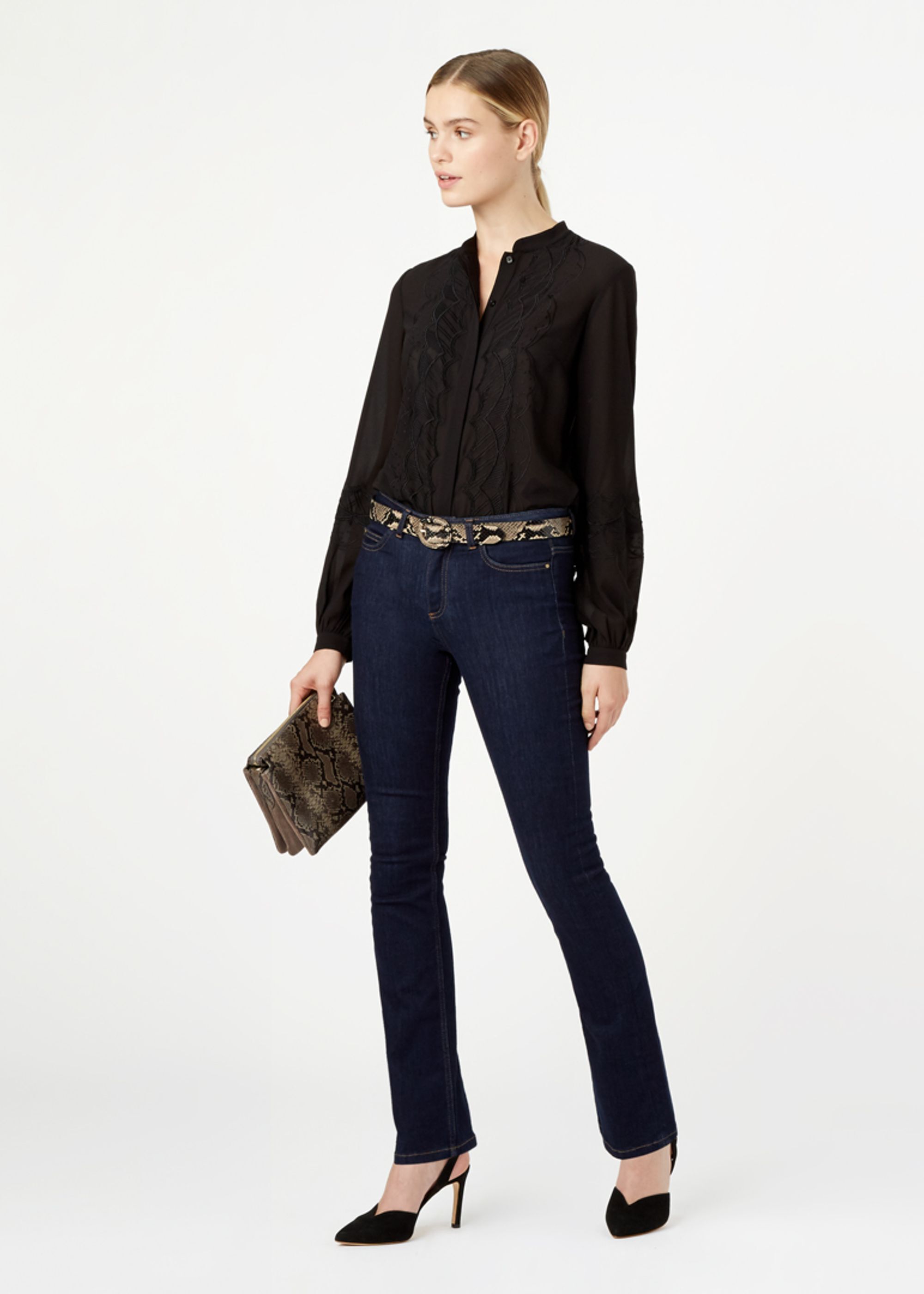 indigo bootcut jeans ladies