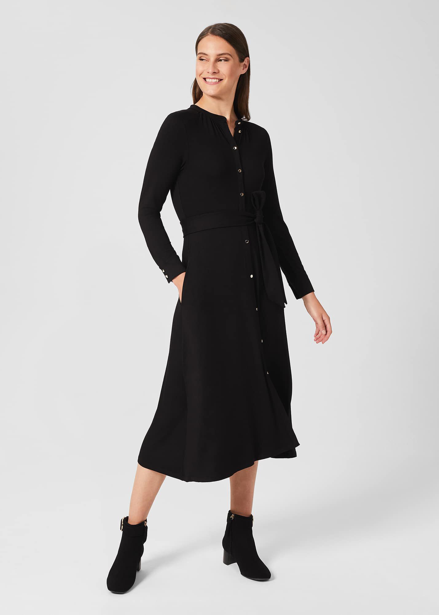 hobbs black dress