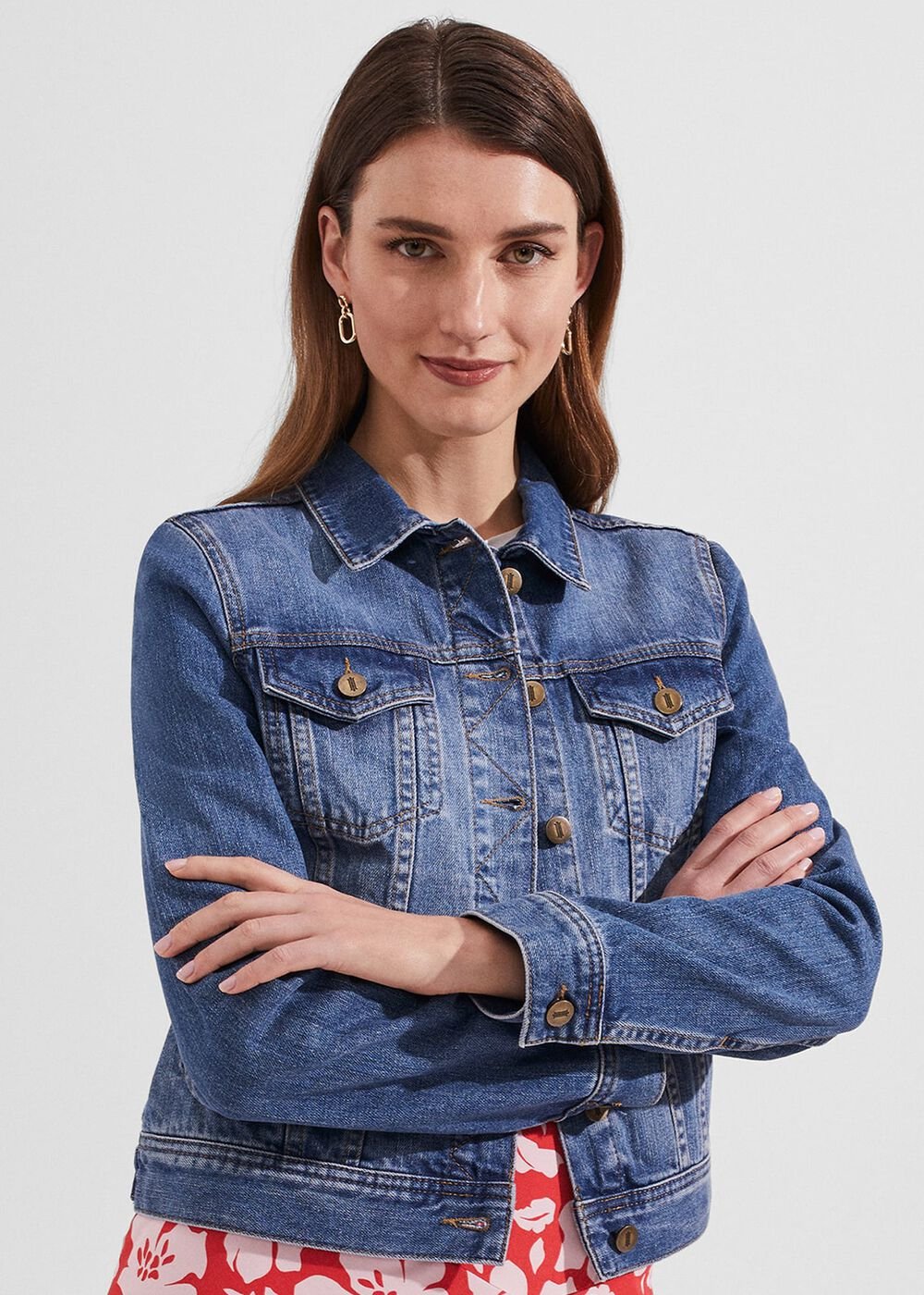 Mariam Jacket, Mid Wash, hi-res