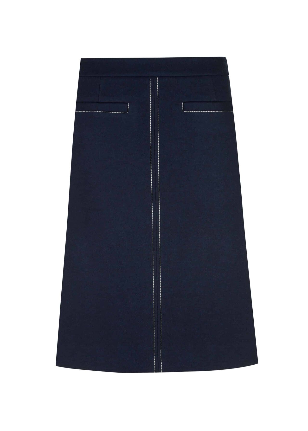 Joella A Line Skirt Marine Blue