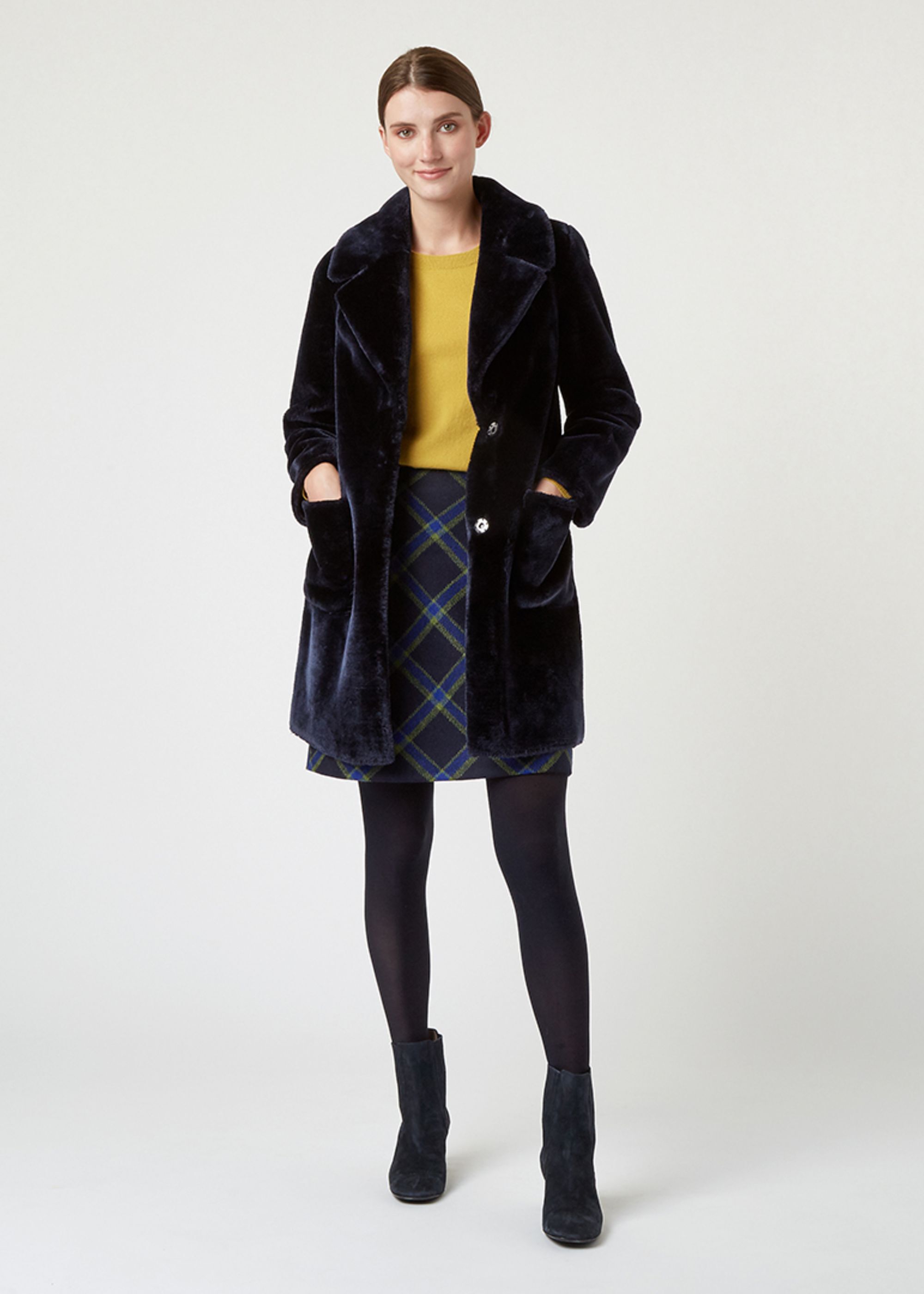buy \u003e hobbs blue fur coat, Up to 76% OFF