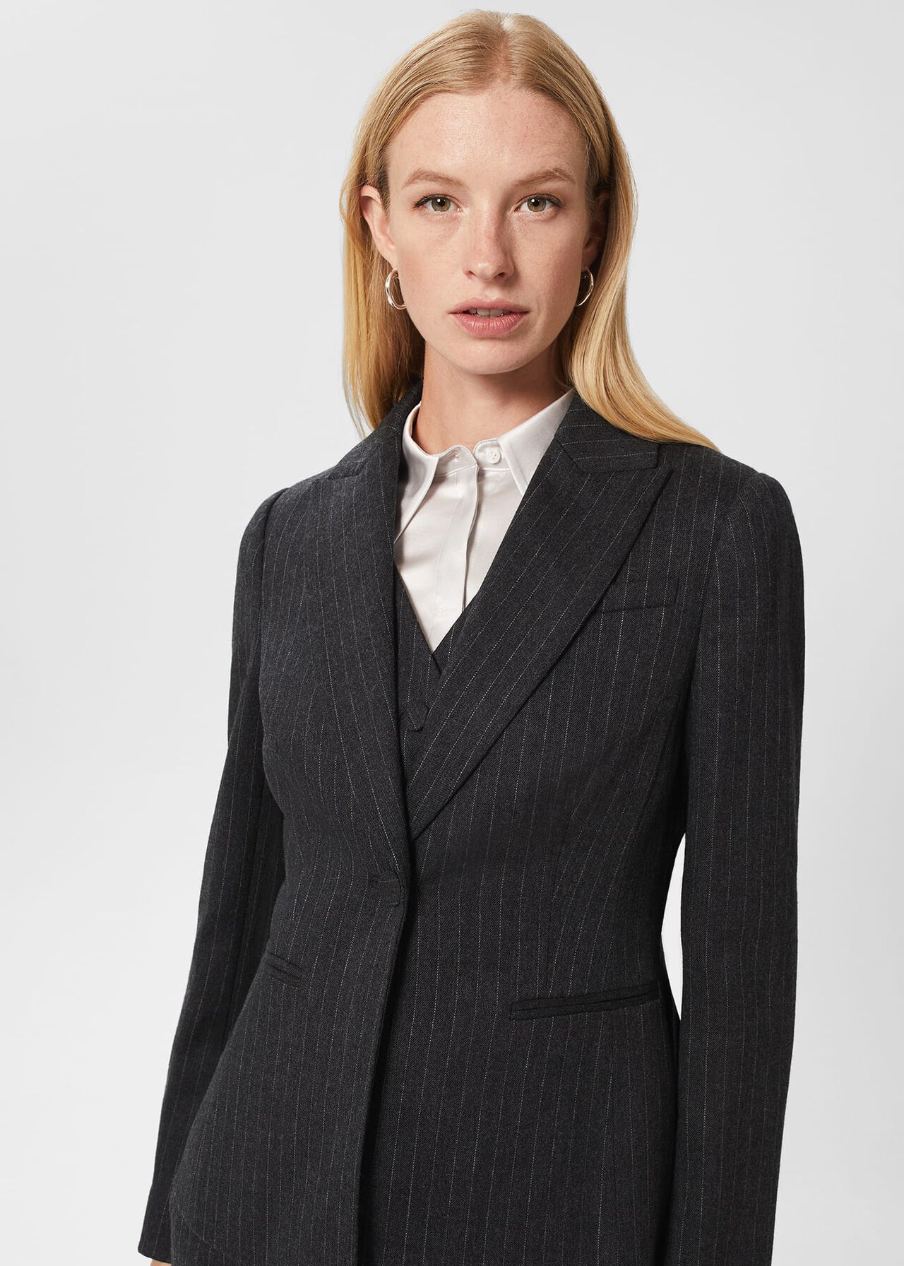Chelsea Jacket, Charcoal Ivory, hi-res