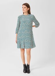 Prim Tunic Dress, Blue Multi, hi-res