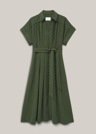 Woodall Dress, Olive Green, hi-res