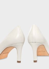 Lizzie Leather Courts, Ivory, hi-res