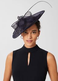 Ottilie Fascinator, Midnight, hi-res