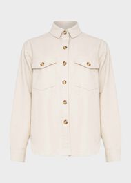 Hensely Shirt Jacket, Natural, hi-res