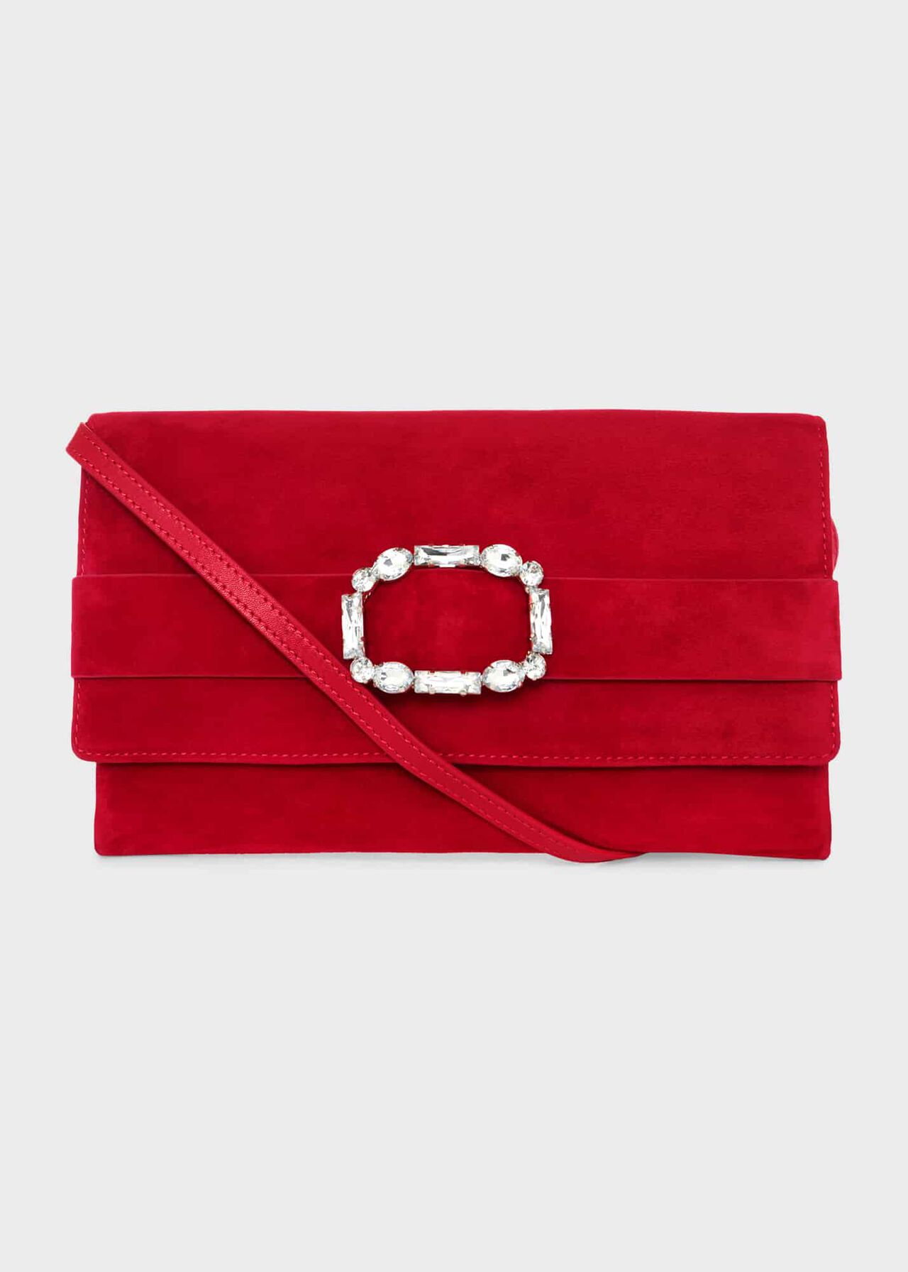 Honour Jewel Clutch, Garnet Red, hi-res