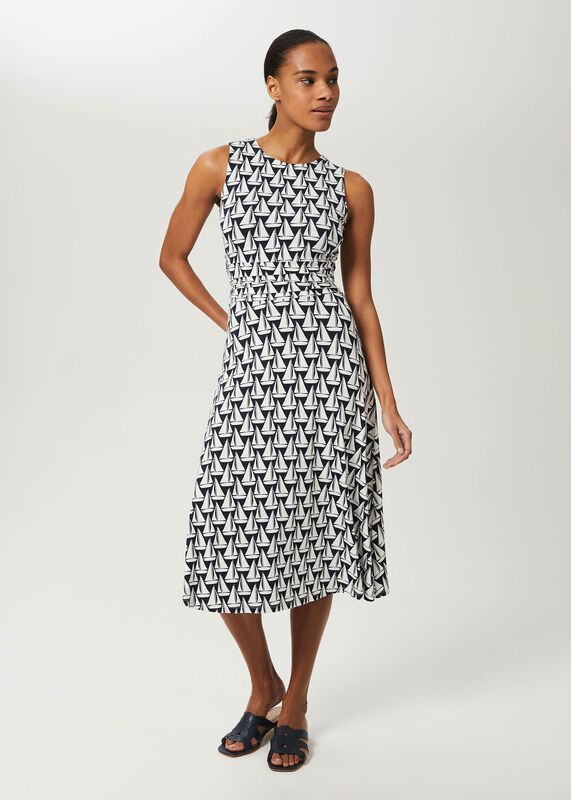 Bayview Jersey Sleeveless Midi Dress