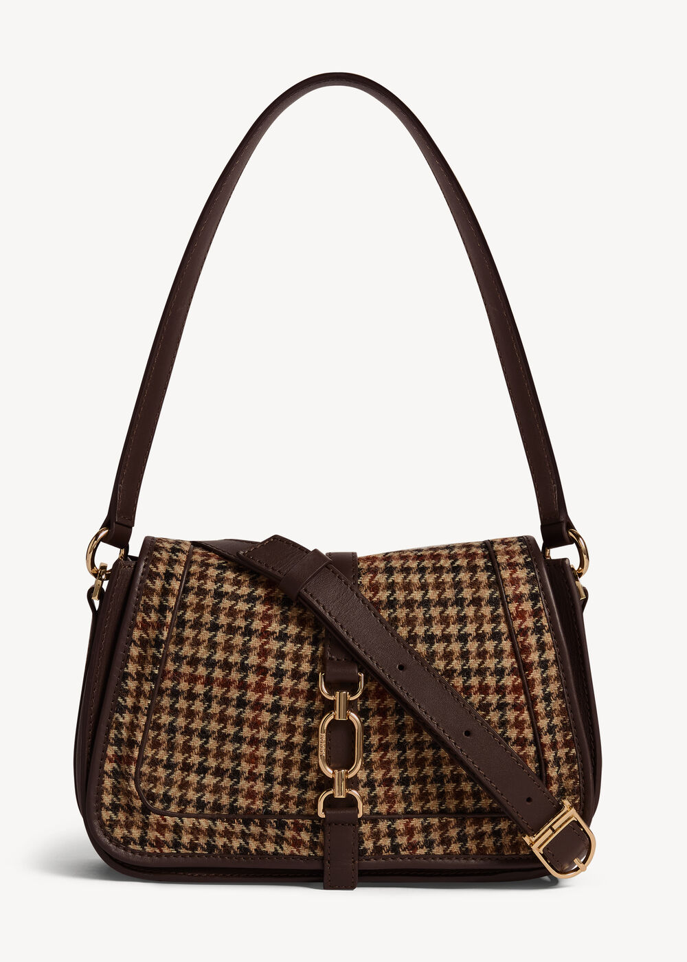 Wren Wool and Leather Crossbody Bag