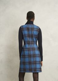 Joella Wool Dress, Blue Multi, hi-res