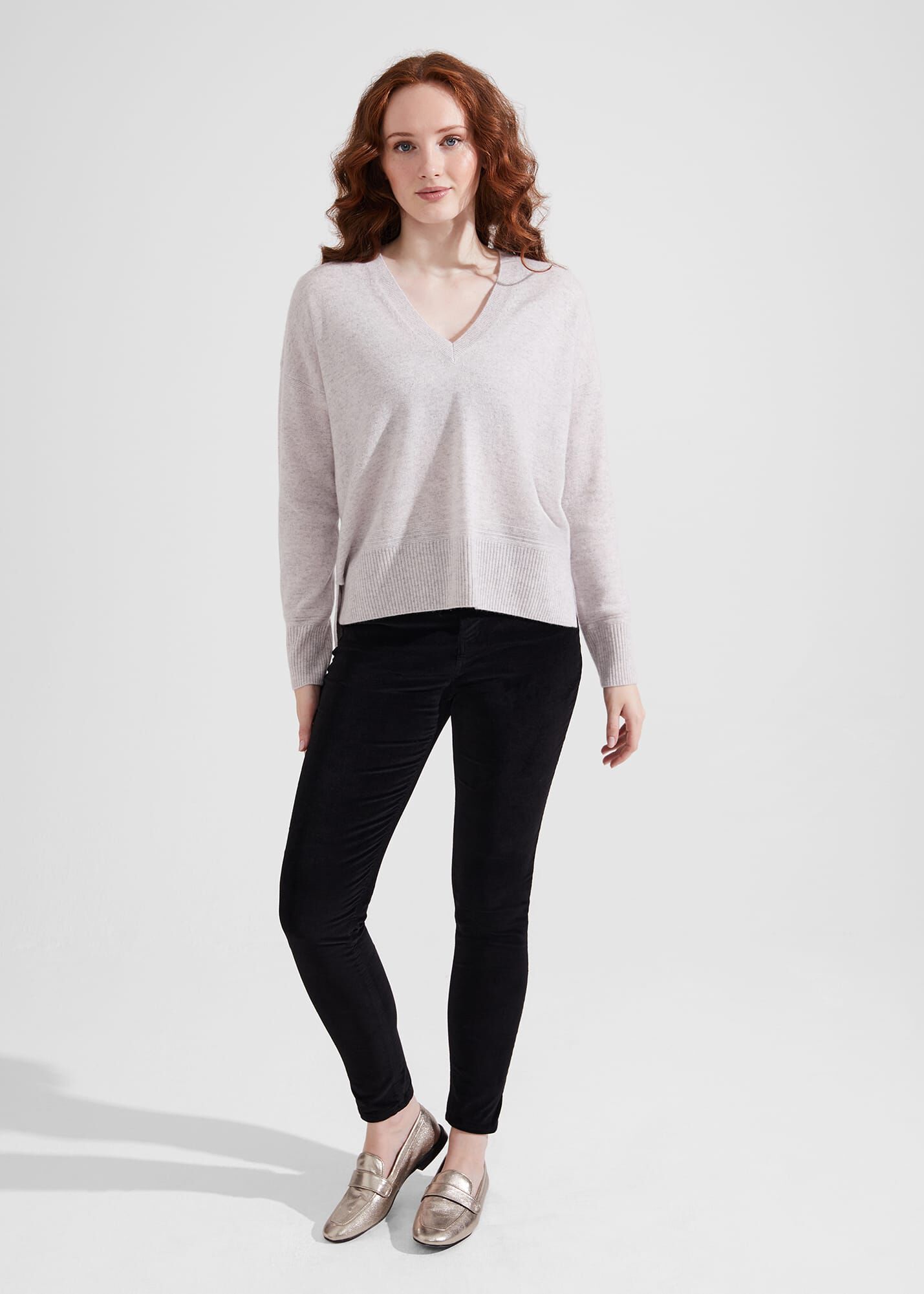 Jessa V Neck Cashmere Jumper