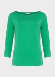 Sonya Double Fronted Top, Apple Green, hi-res
