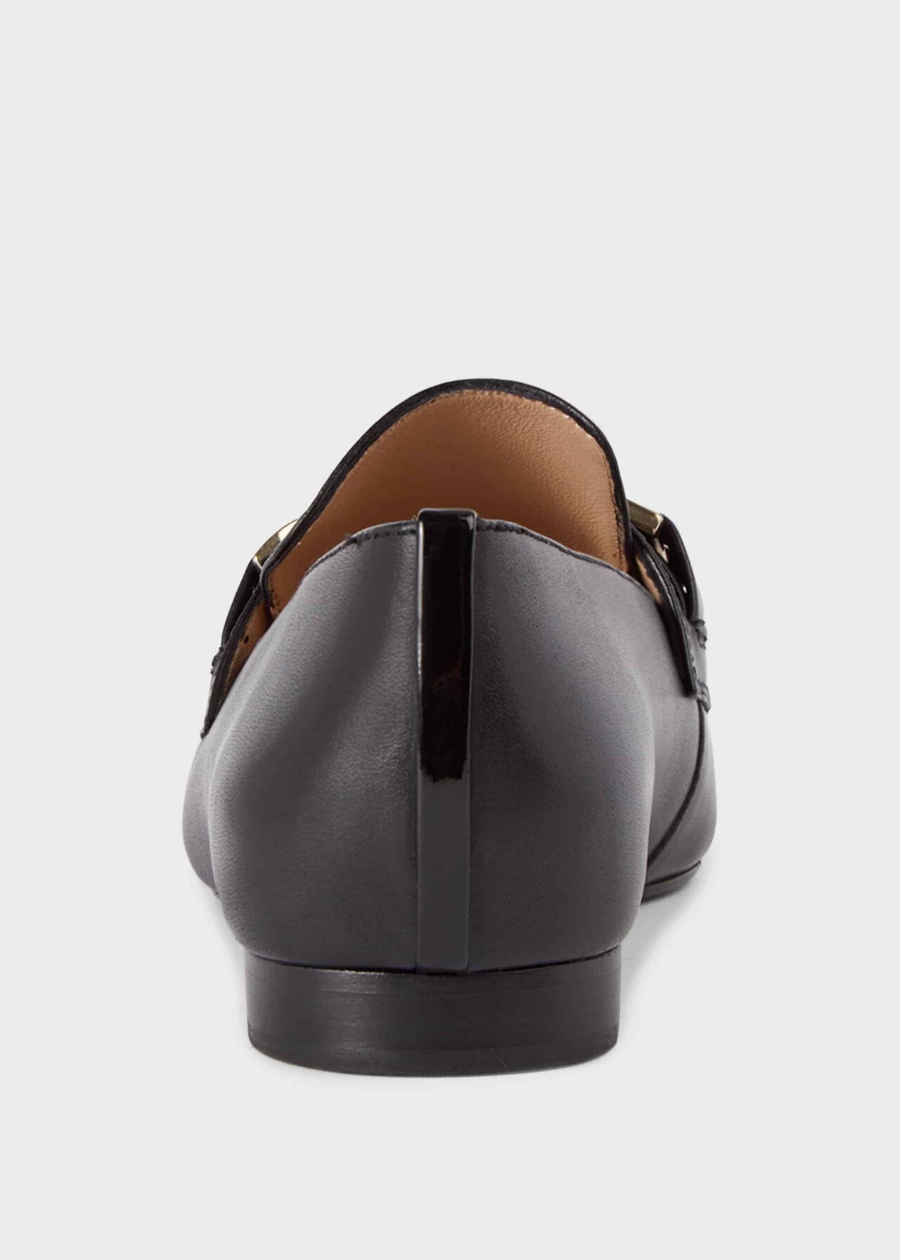 Alexia Hardware Flats, Black, hi-res