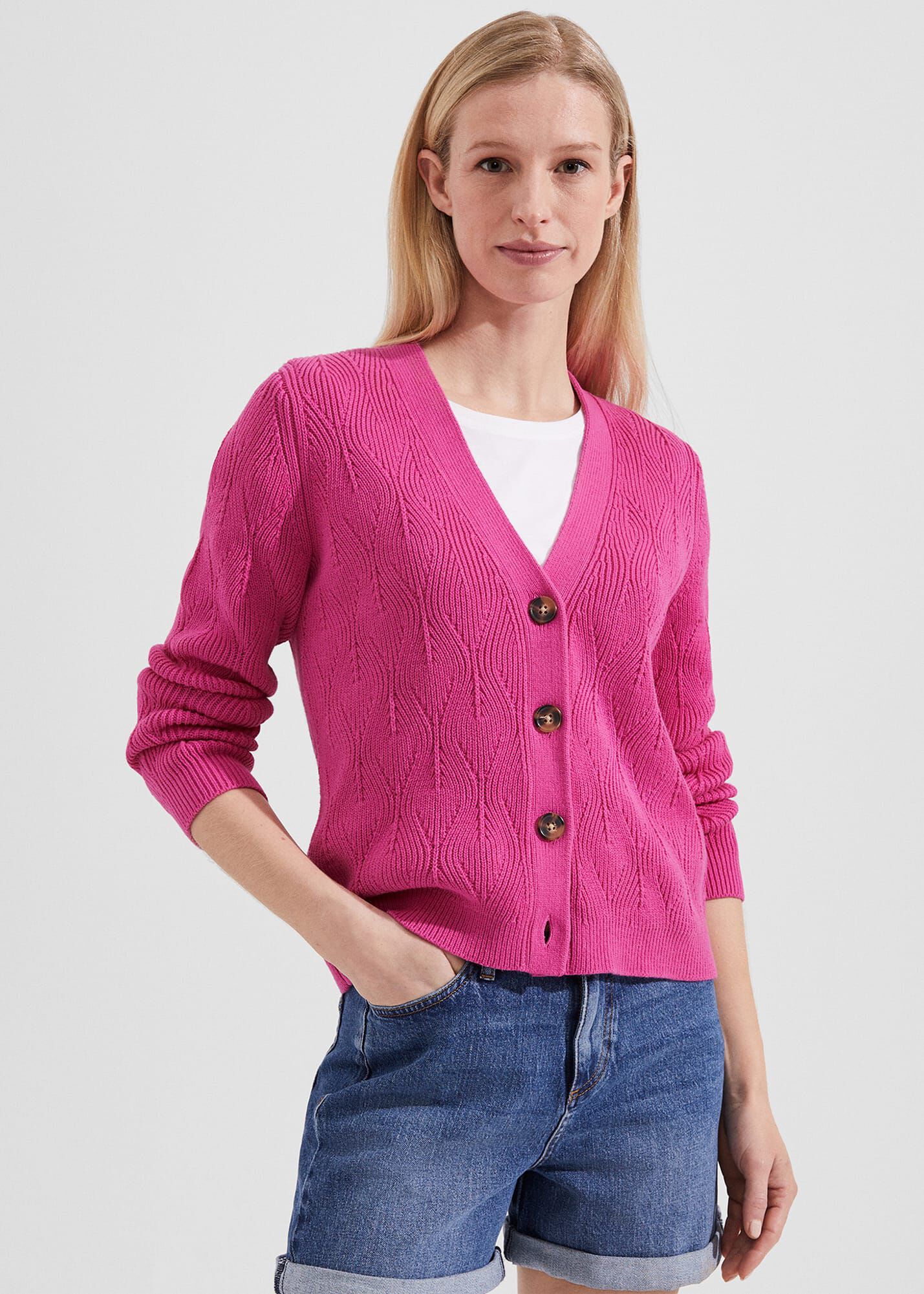 Fushia cardigan cheap