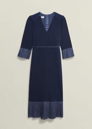 Petite Mary Dress, Riverside Blue, hi-res
