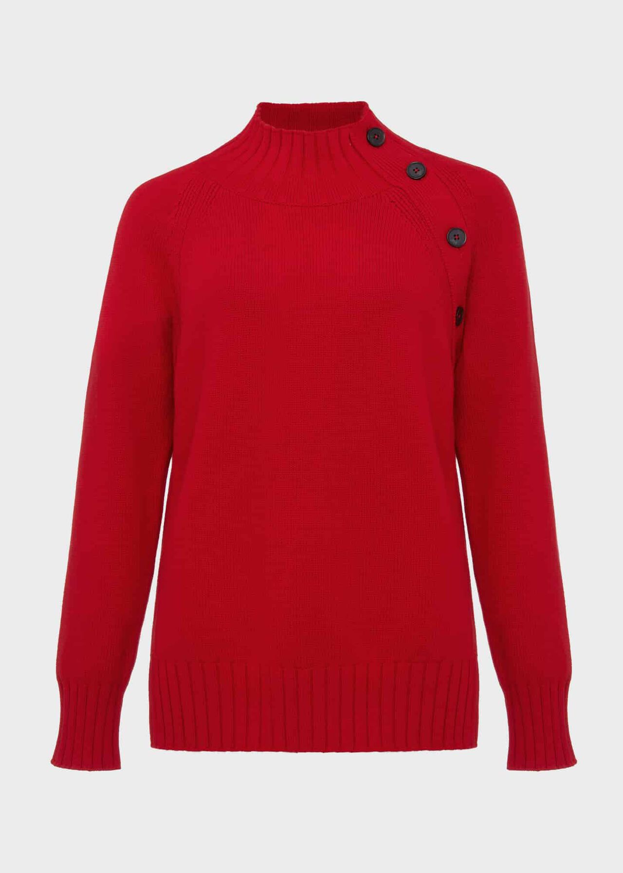 Chrissy Cotton Jumper, Hobbs Red, hi-res