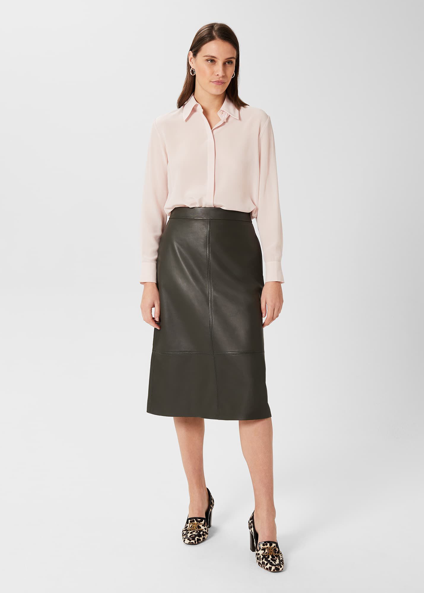 Leather skirt shop hobbs