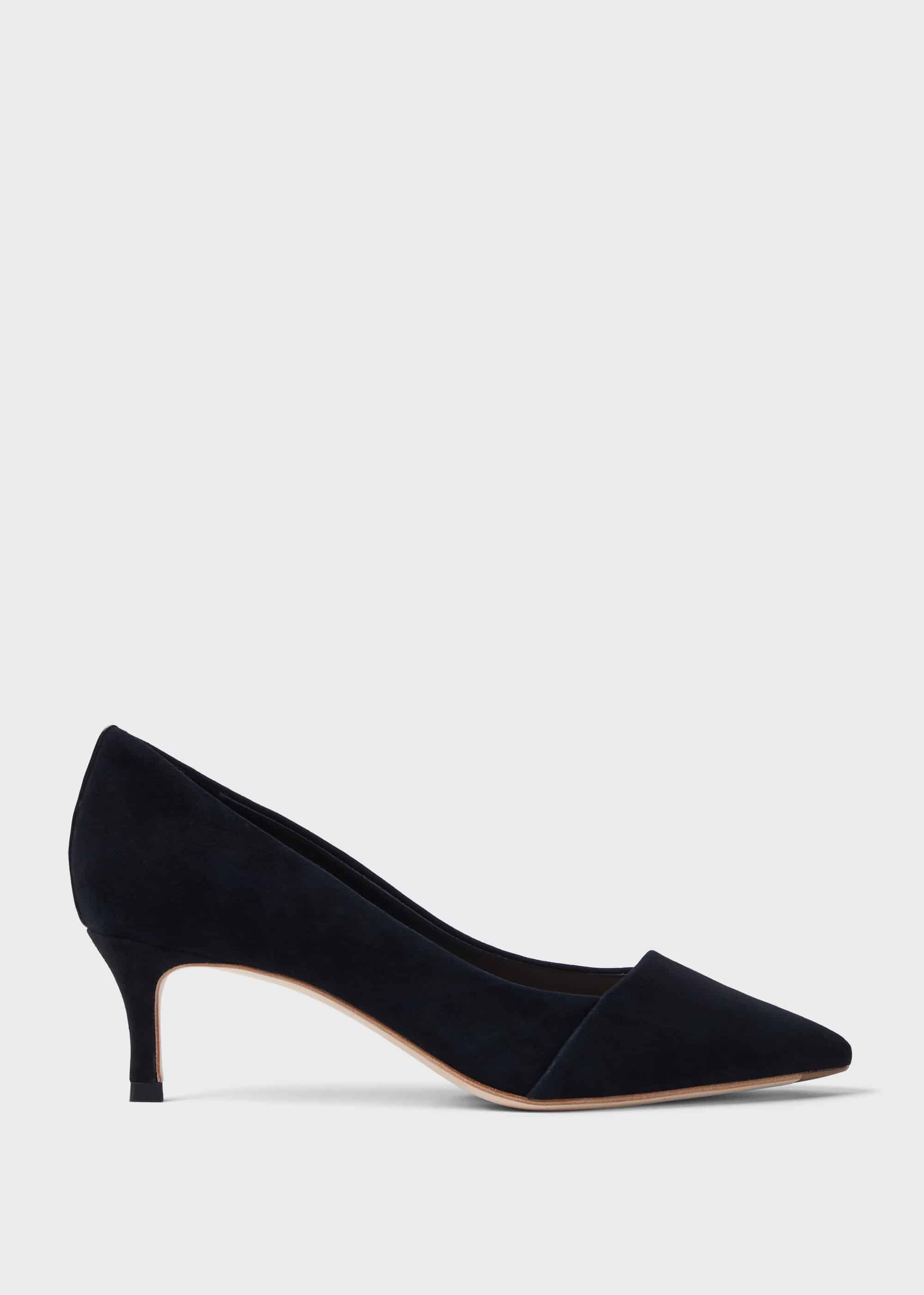 Clara Suede Stiletto Court Shoes | Hobbs