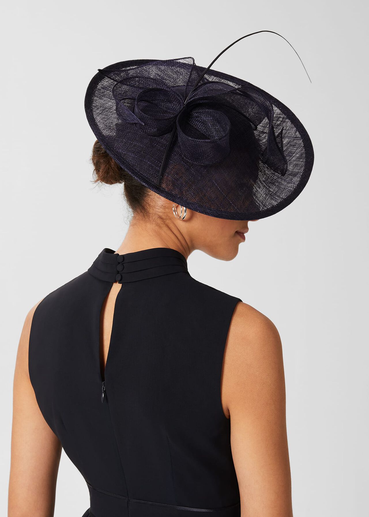Ottilie Fascinator, Midnight, hi-res