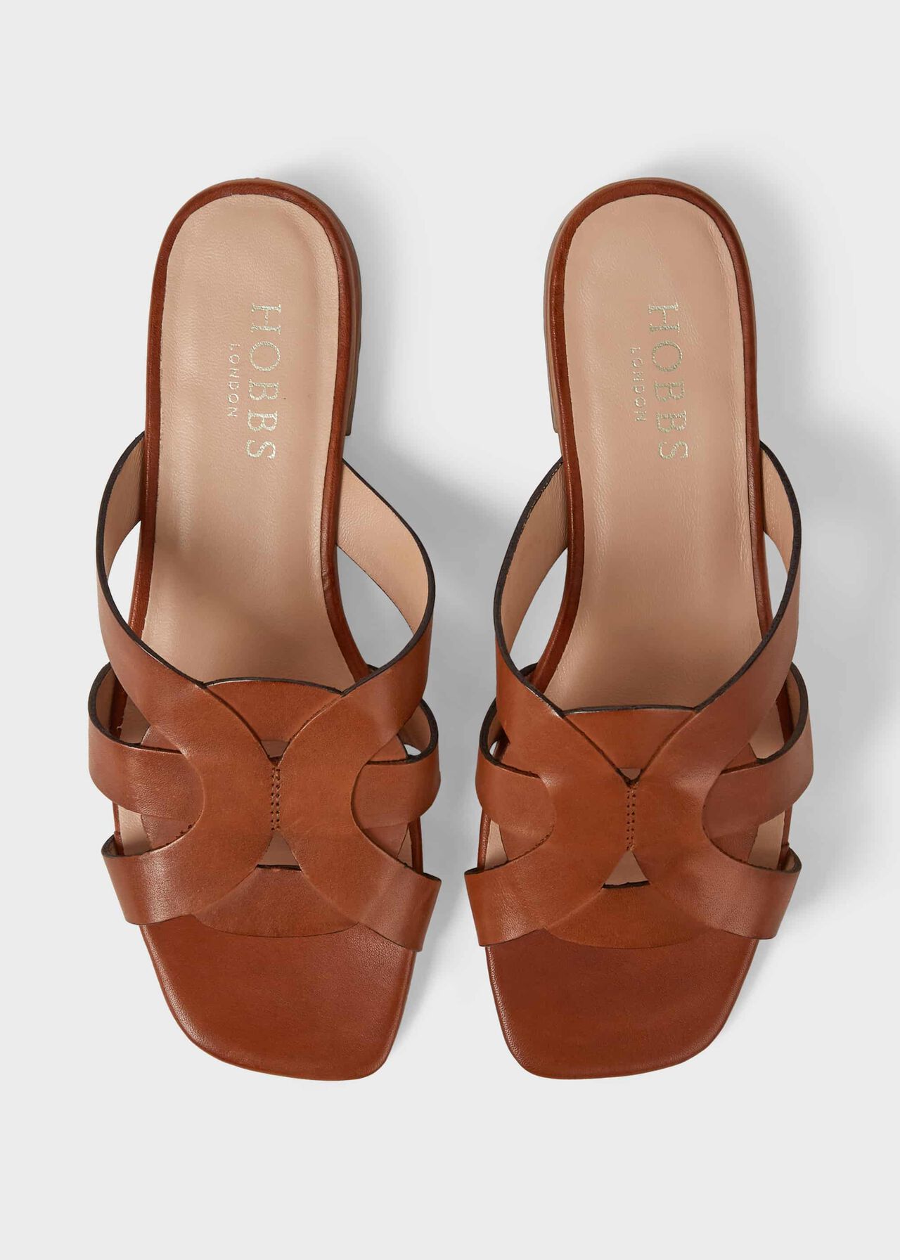 hobbs tan sandals
