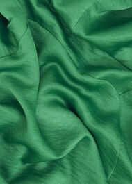 Isobel Satin Midi Dress, Amethyst Green, hi-res