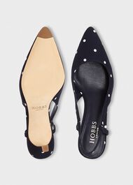Celia Slingback, Navy Ivory, hi-res