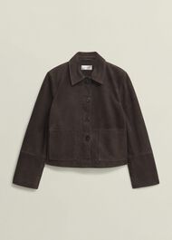 Montana Suede Jacket, Chocolate, hi-res