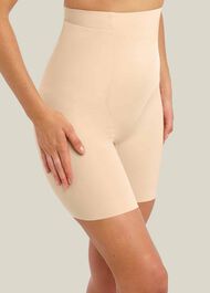 Moderate Control High Waist Long Leg Shaper , Frappe, hi-res