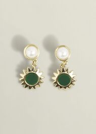 Amaya Earrings, Gold Multi, hi-res
