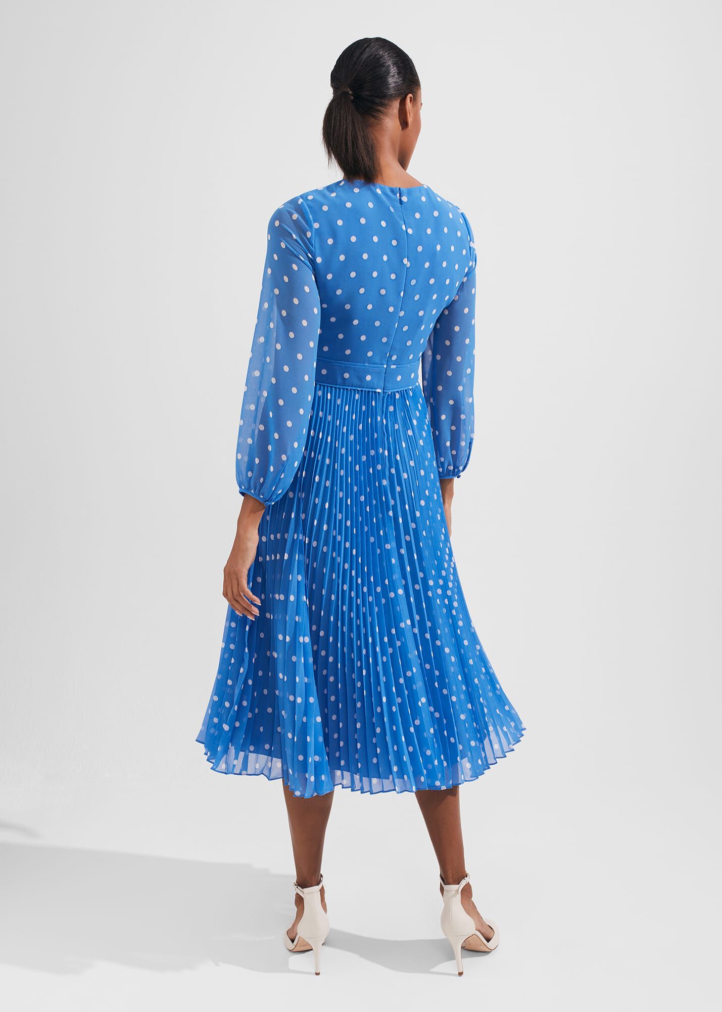 Monsoon selina spot dress clearance