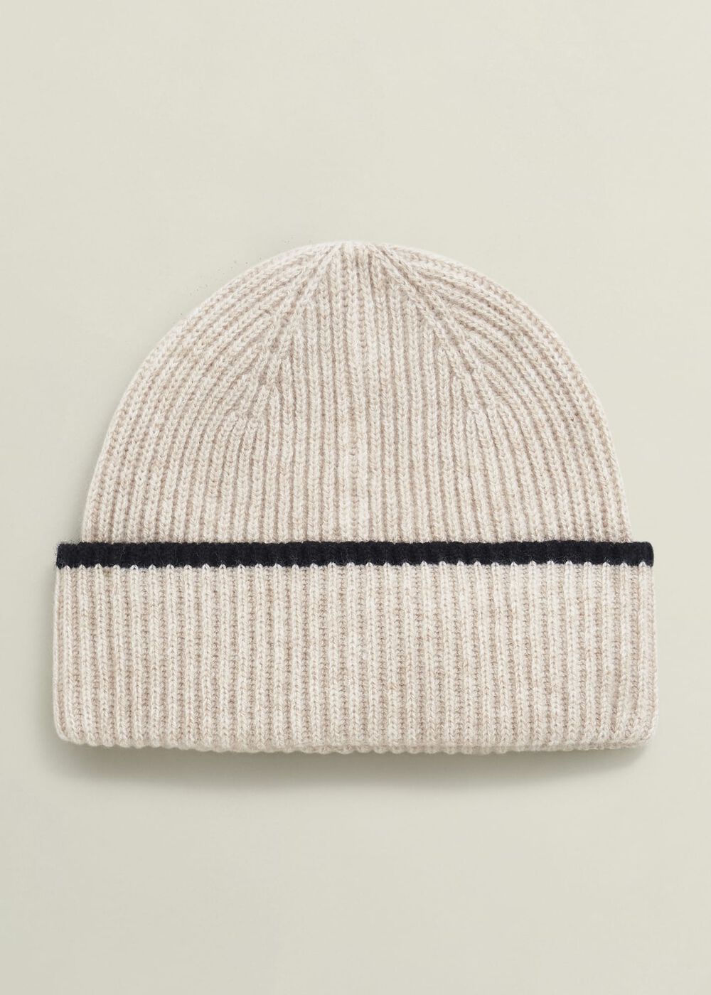 Acacia Knit Hat, Beige Black, hi-res