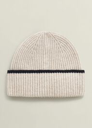 Acacia Knit Hat, Beige Black, hi-res