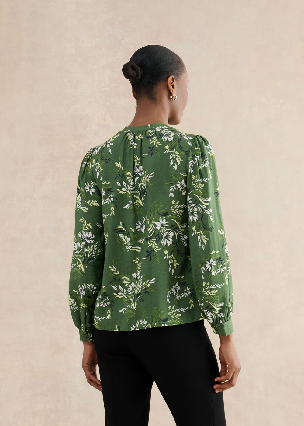 Sylvia Blouse, Green Multi, hi-res