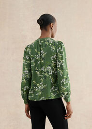 Sylvia Blouse, Green Multi, hi-res