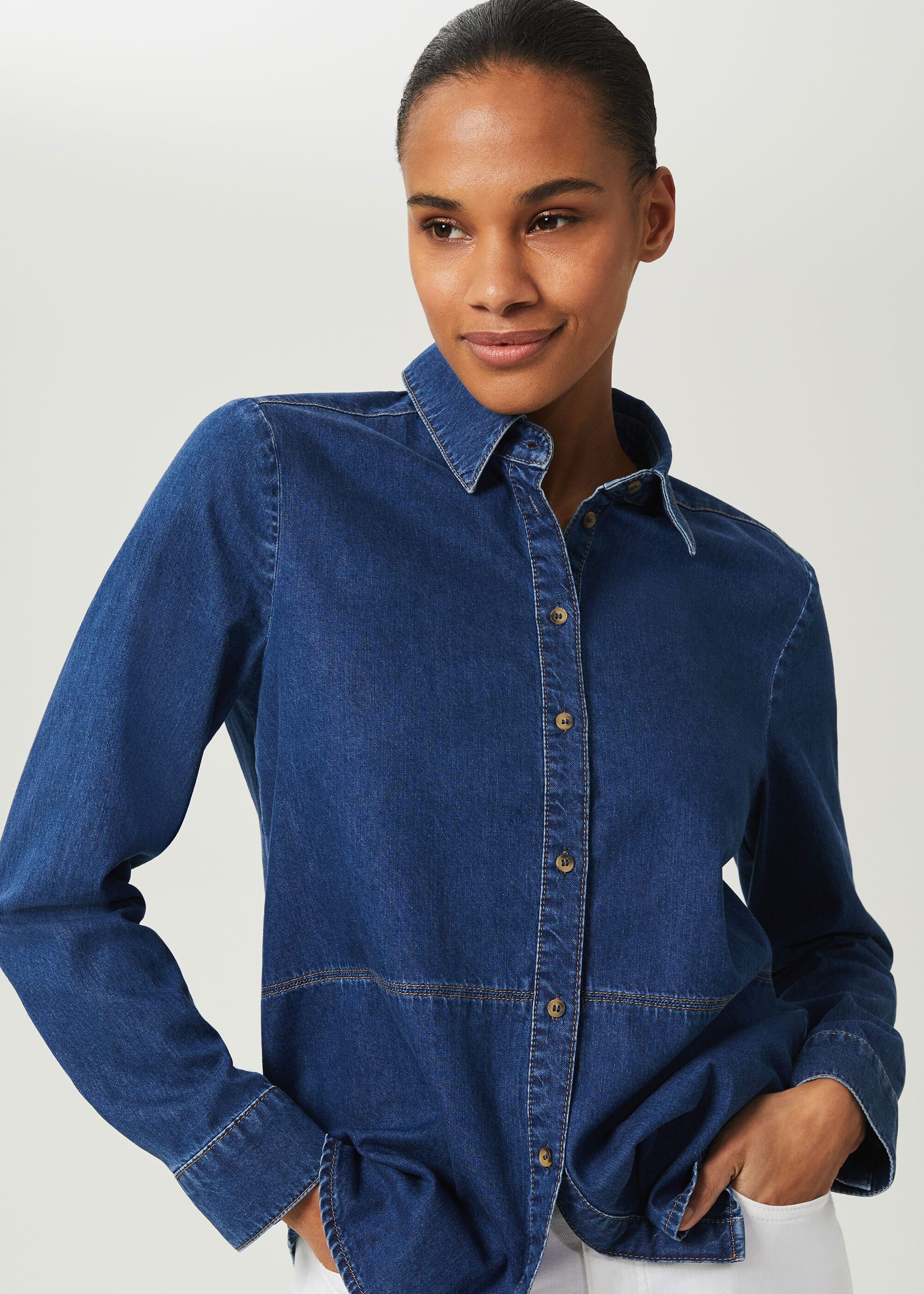 Mireya Denim Shirt | Hobbs UK |